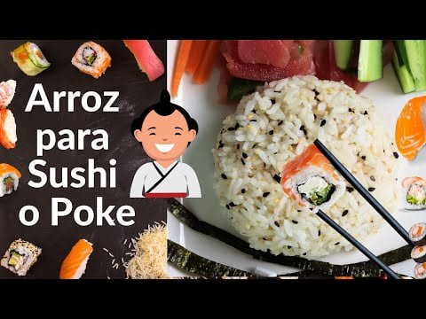 Receta de arroz poke