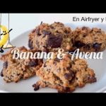 Receta de galletas avena y plátano airfryer