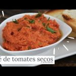 Receta de pate de tomate seco y almendras