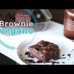 Receta de brownie vegano