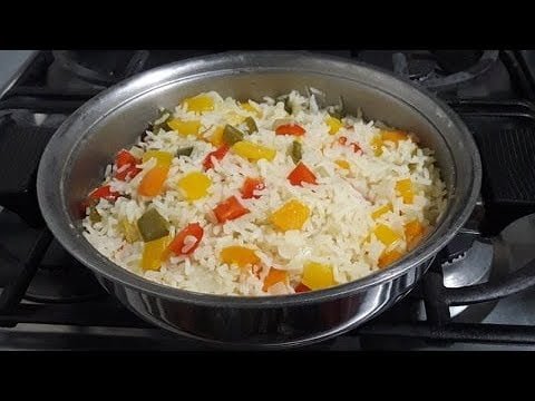 Receta de arroz con pimientos rojos