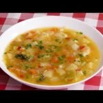 Receta de sopa casera verduras