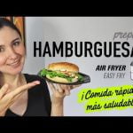 Receta de hamburguesa airfryer