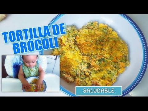 Receta de tortilla de brocoli para bebe