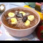 Receta de porridge de avena y chocolate