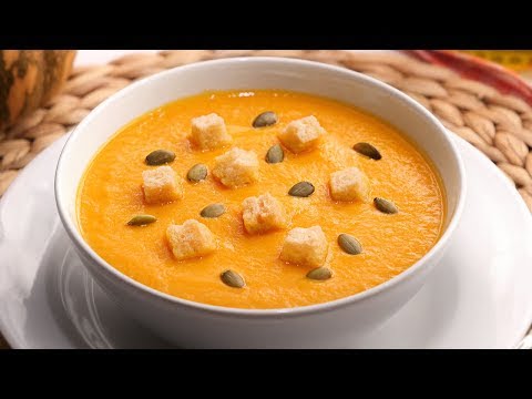 Receta de sopa calabaza y zanahoria
