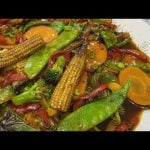Receta de verduras thai