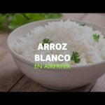 Receta de arroz blanco airfryer