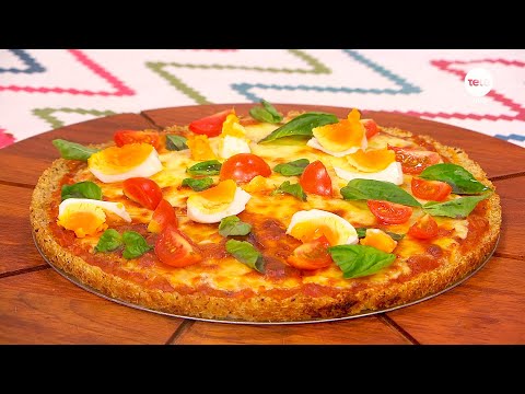 Receta de base pizza quinoa