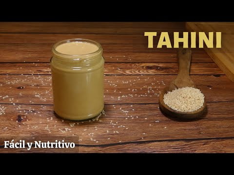 Receta de tahini veganas