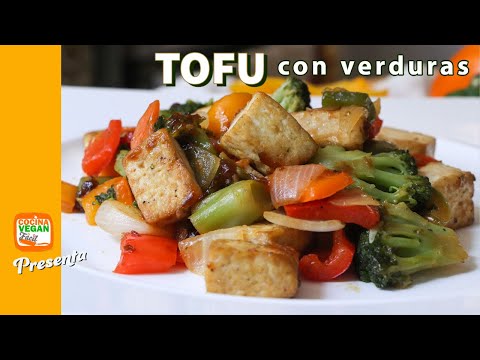 Receta de tofu y verduras