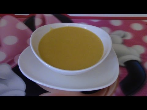 Receta de sopa de sémola para bebés