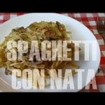 Receta de espaguetis con setas y nata