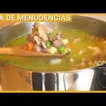 Receta de sopa de menudencia colombiana