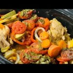 Receta de pollo con verduras crockpot