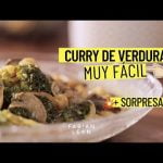 Receta de curry verduras leche coco