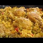 Receta de arroz amarillo con pollo canario