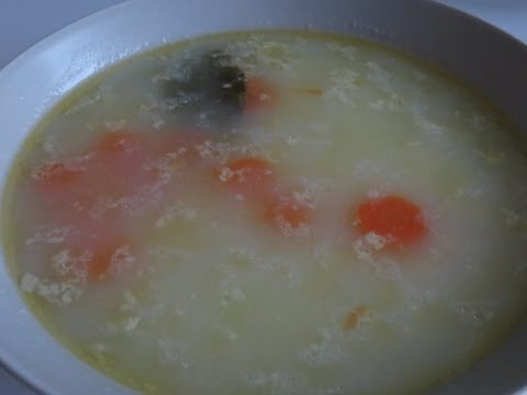 Receta de sopa de arroz con pollo dieta blanda