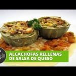 Receta de alcachofas con salsa de queso