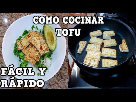 Receta de tofu al microondas